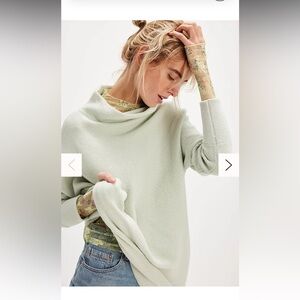 FREE PEOPLE - Ottomon Slouchy Tunic - Sage - Medium